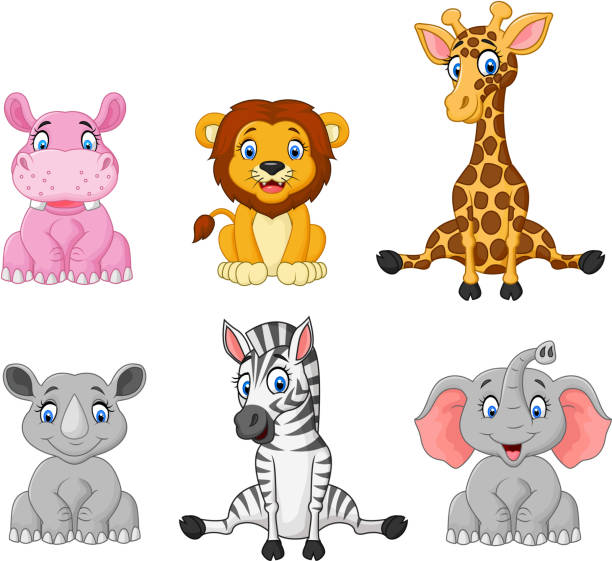 Ilustración de Colección De Dibujos Animados De Animales Salvajes y más Vectores Libres de Derechos de Jirafa - Jirafa, Viñeta, Cachorro de león - iStock Ilustración de Colección De Dibujos Animados De Animales Salvajes y más Vectores Libres de Derechos de Jirafa - Jirafa, Viñeta, Cachorro de león - iStock