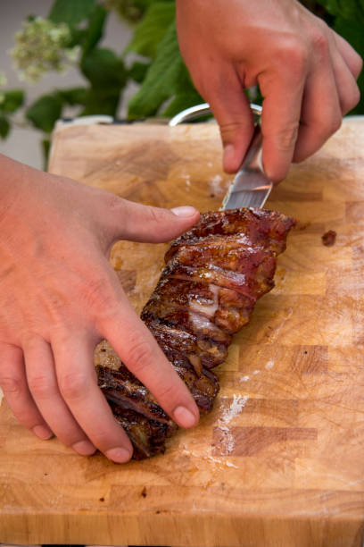 istock Grilled pork. spareribs 1019841906
