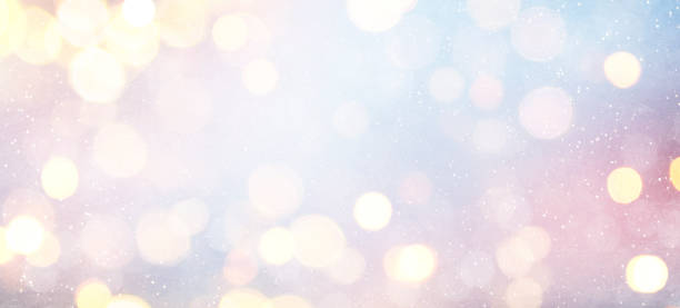 istock Blurred background with bokeh. Christmas and Happy New Year greeting card. 1019848880