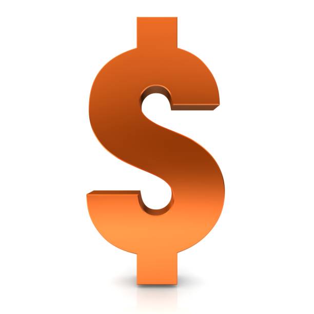 istock dollar sign 3d orange icon isolated on white background 1019854936