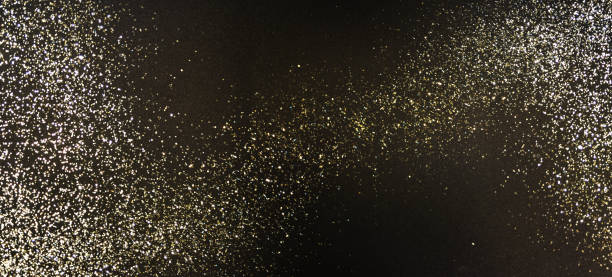 istock Golden (Christmas, New Year) Glitter Lights Defocused Background 1019859022