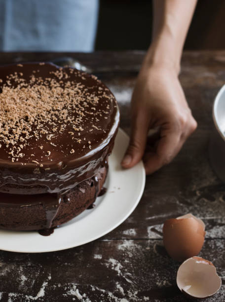 istock Chocolate cake food photography recipe idea 1019862392