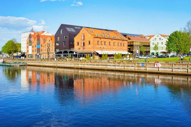 istock Embankment in Klaipeda Lithuania evening 1019871504