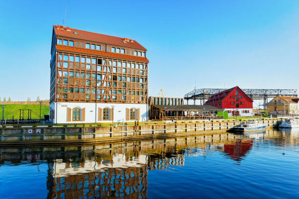 istock Embankment in Klaipeda in Lithuania evening 1019871508