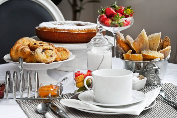 istock Stylish French breakfast 1019890256