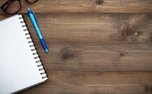 istock Vintage white do list paper mockup flat lay on old table top wood background texture space concept workspace office blank note, plan on calendar new year 2019, business blogger idea empty text view 1019895616