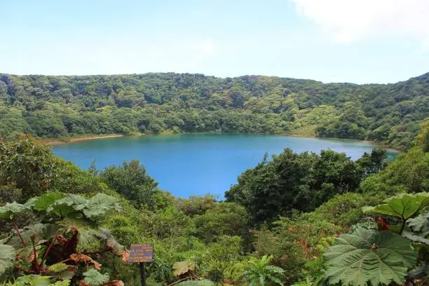Laguna Botos in Poás National Park in Costa Rica