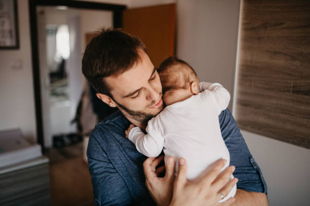 istock Dad soothe crying colic baby 1019927996