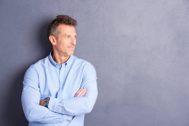 istock Thinking middle aged businessman portrait 1019929300