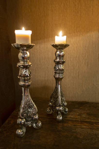 istock silver chandeliers with candles 1019958784