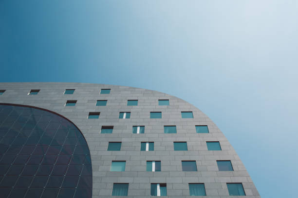 istock Low Angle View Of Modern Building Against Clear Sky 1019967862