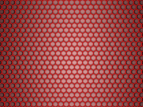 red honeycomb