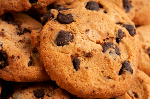 istock Sweet cookies with chocolate 1019982810