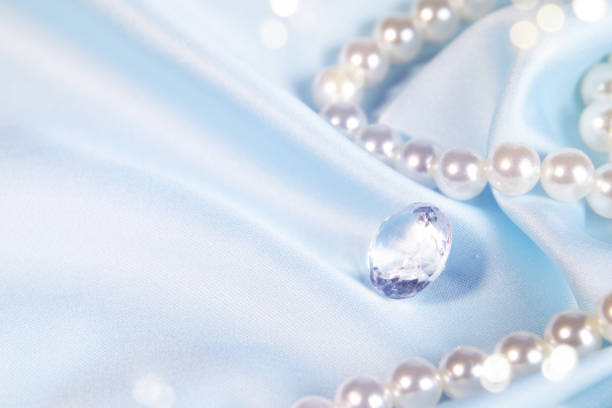 istock Luxury satin background. Wedding glamour style. 1019989196