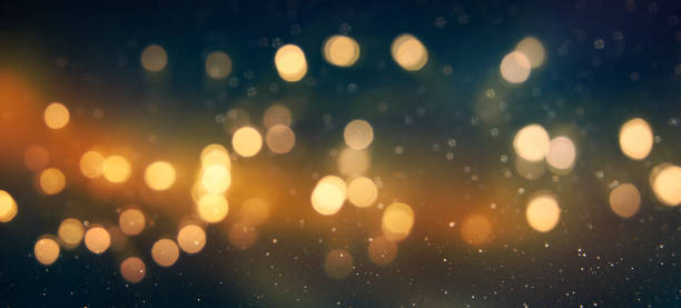 istock Blurred Christmas and New Year Holidays Background with bokeh 1020010414