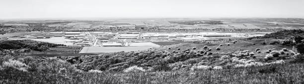 istock Industrial park in Nitra, Slovakia, colorless 1020011206
