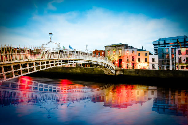 istock View of landmark Ha'Penny Bridge Dublin 1020013964