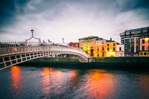 istock View of landmark Ha'Penny Bridge Dublin 1020013982