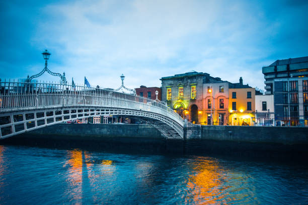 istock View of landmark Ha'Penny Bridge Dublin 1020013988