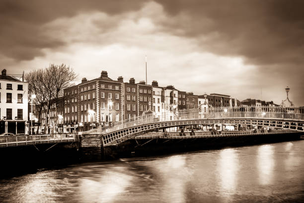 istock View of landmark Ha'Penny Bridge Dublin 1020013992