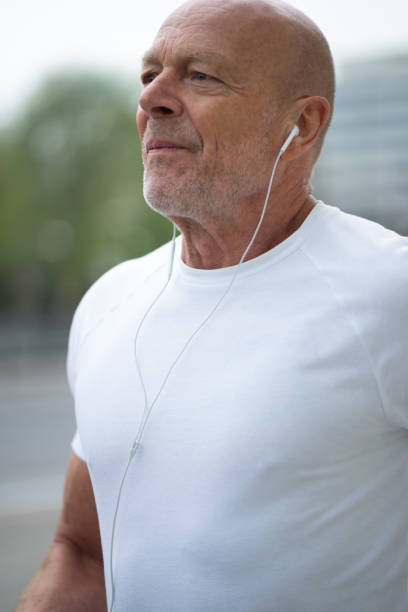 istock Senior man running outdoors 1020019350