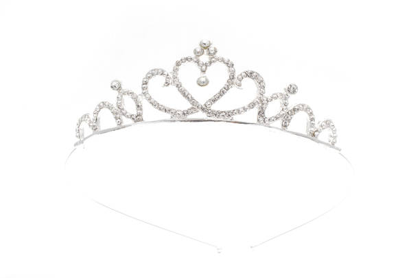 istock silver diadem with heart and diamonds isolated on white 1020025518