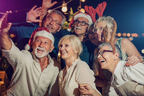 istock Senior New Year Rooftop Party 1020026250
