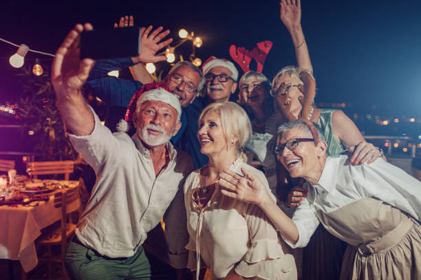 istock Senior New Year Rooftop Party 1020033448