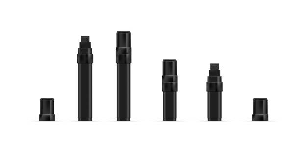 istock Standart and pocket black marker. Realistic vector illustration on white background. 1020035874