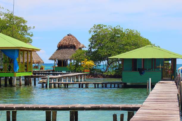 istock Stilt homes in Bocas del Toro - Panama 1020036952