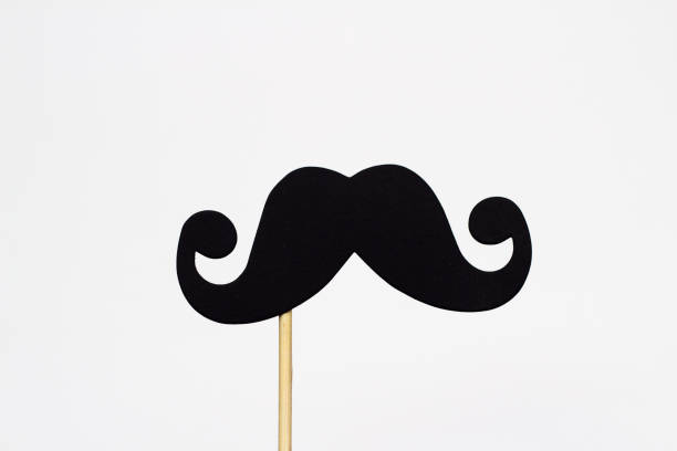 istock Photo booth props Black Mustache against white background 1020040886