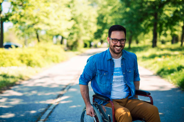 istock Handicapped man on street 1020048998