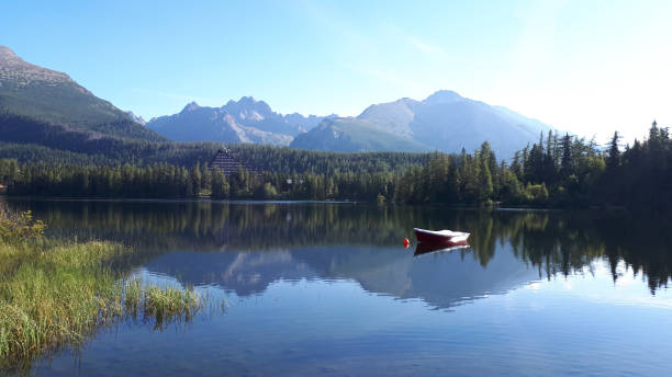 istock boat on mountain lake 1020053246