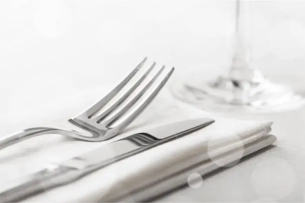 Table Setting with Fork and Knife