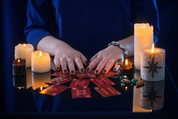 istock divination with cards and candles 1020063296