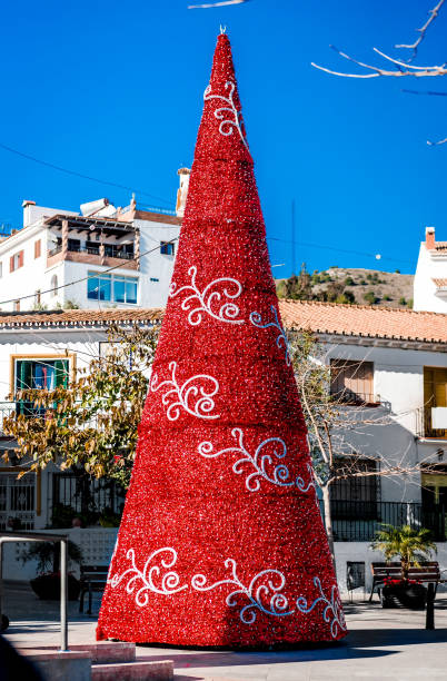 istock Christmas tree outdoors 1020064504