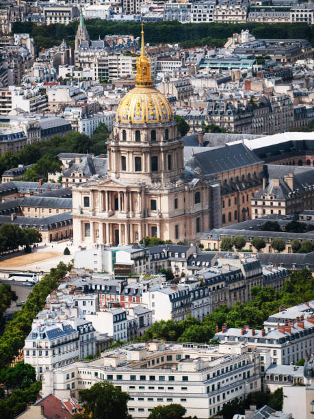 istock Paris streets and houses aerial view 1020067708