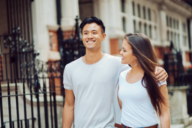 istock Multi ethnic couple traveling to London 1020088854