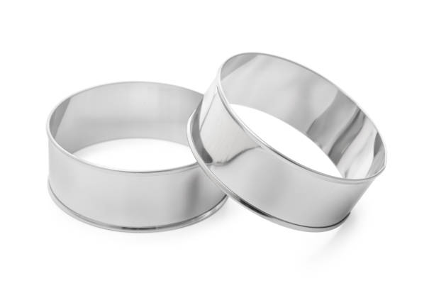 istock Stainless steel round cooking molds 1020095072