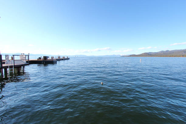 istock View of  Lake Tahoe from the beach. 1020097980