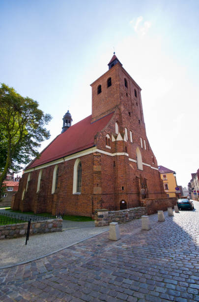 Red church in Grudziadz - Poland
