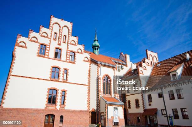 Town Hall Of Pisz Poland Stock Photo - Download Image Now - Antique, Architecture, Building Exterior