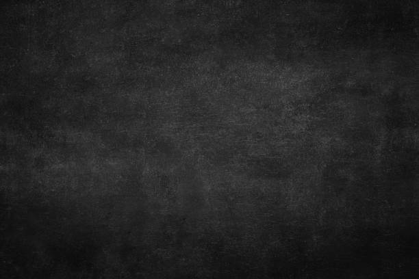 tableau noir, texture de tableau noir avec l’espace de la copie. vide - couleur noire photos et images de collection