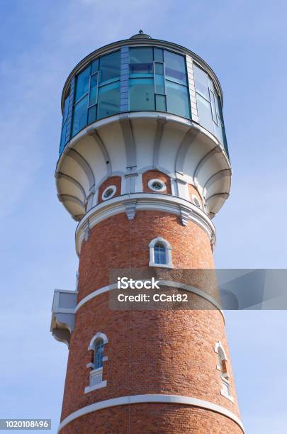 Watertower In Pisz Poland Stock Photo - Download Image Now - Antique, Architecture, Building Exterior