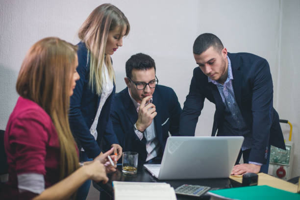 istock Image of business partners discussing documents and ideas at meeting 1020123046