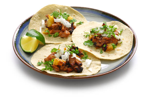 tacos al pastor, mexican food
