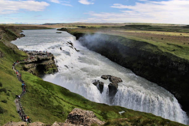 istock A view of the Gullfoss waterfall in Reykjavik 1020151570