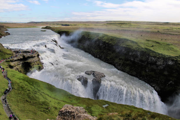 istock A view of the Gullfoss waterfall in Reykjavik 1020151596
