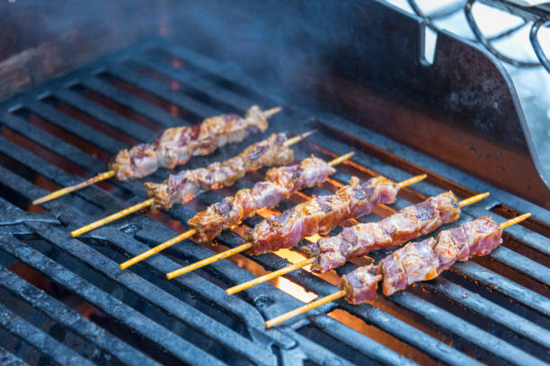 istock Turkish kebabs and Sucuk on the grill 1020151890