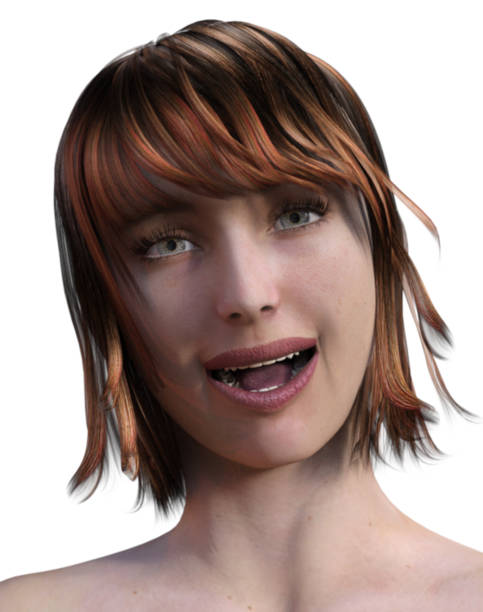 istock Laughing Beautiful Silly Woman Face 1020151924